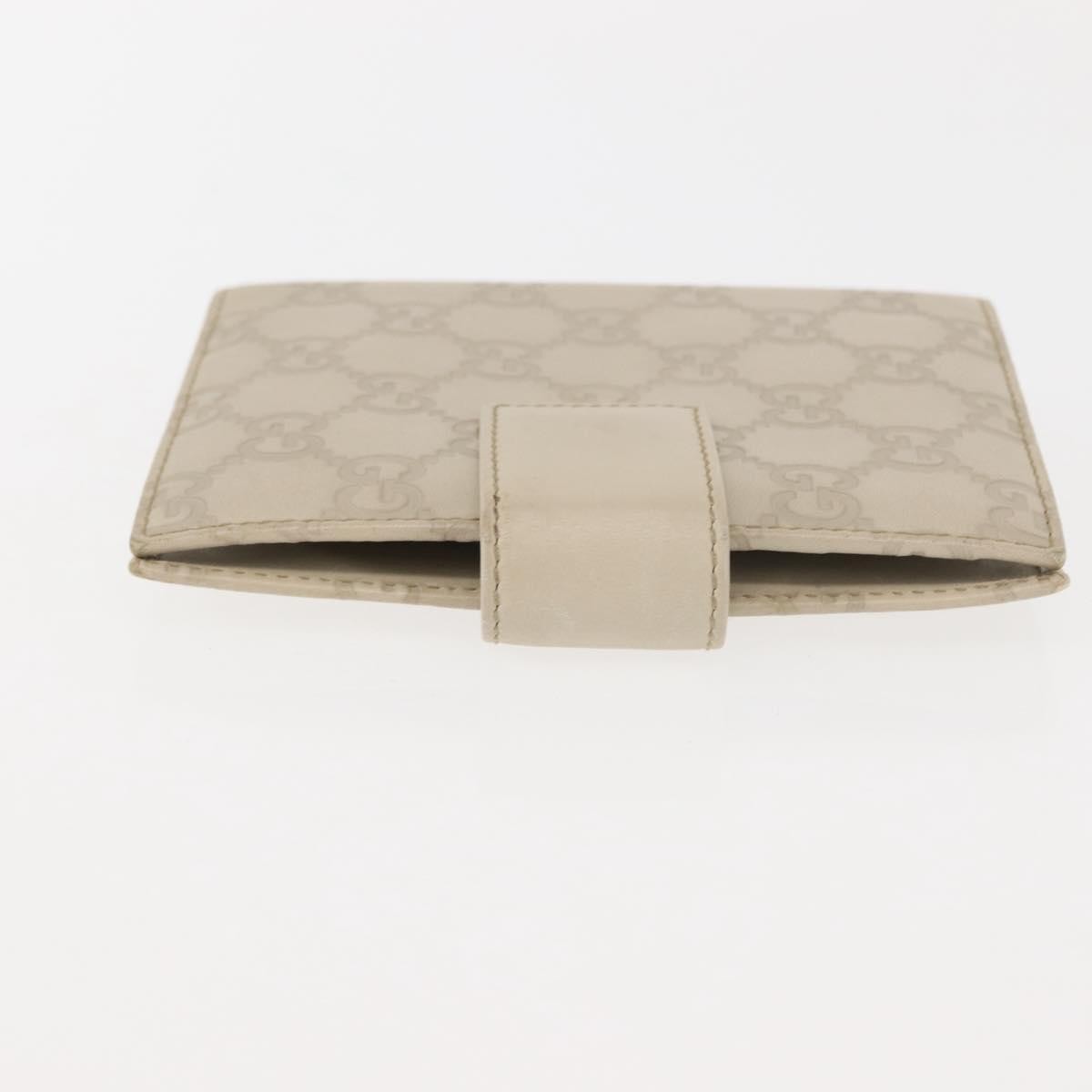 Gucci Ring Agenda Cover Guccissima Leather, Beige, Leather, Briefcase