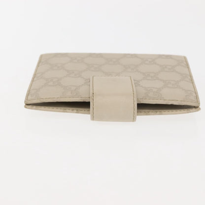 Gucci Ring Agenda Cover Guccissima Leather, Beige, Leather, Briefcase