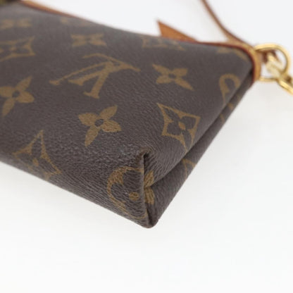 Louis Vuitton Delightful Pochette Monogram Canvas, Brown, Canvas, Clutch