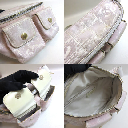 Chanel Travel line, Pink, Canvas, shoulder