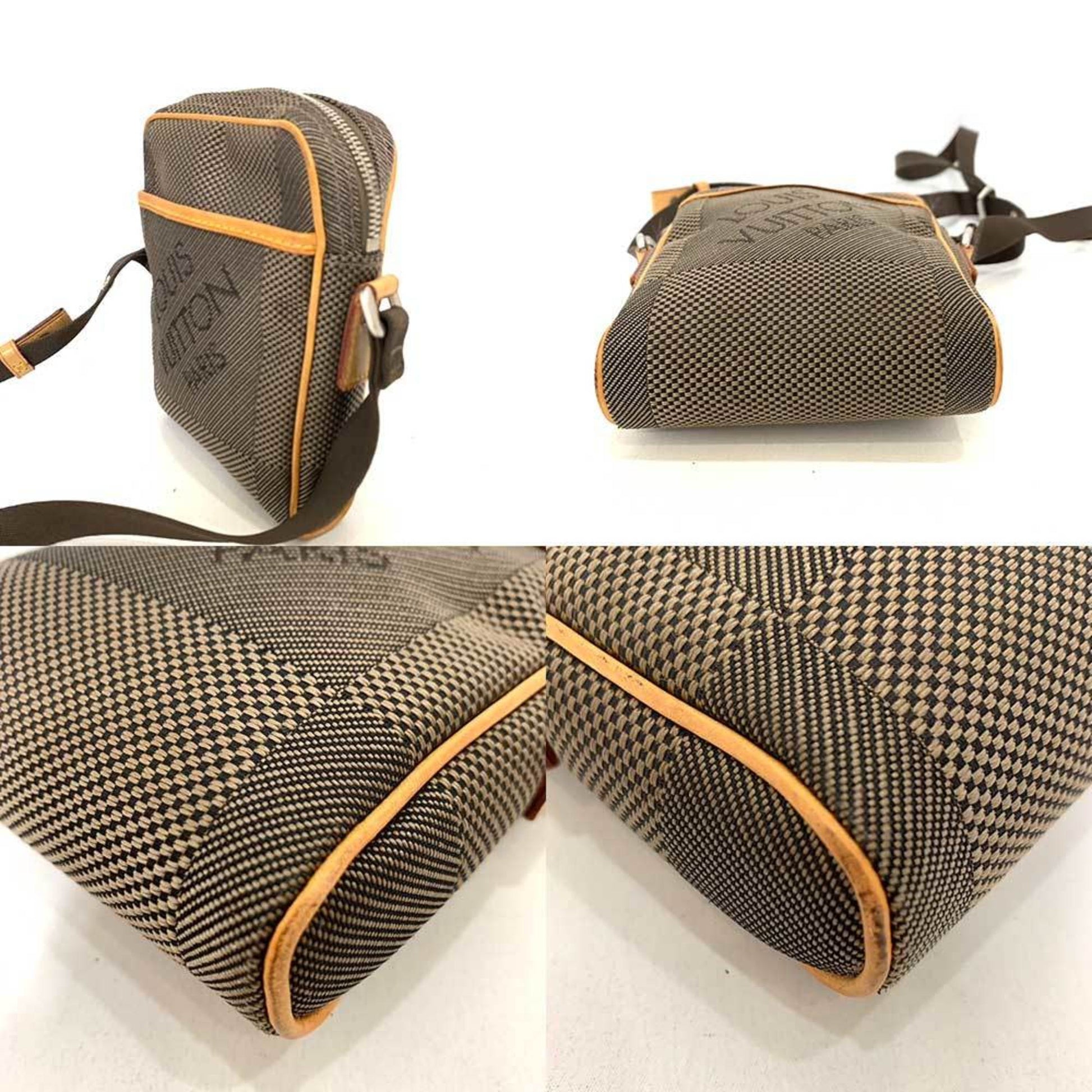 Louis Vuitton Citadine, Brown, Canvas, shoulder