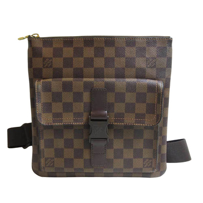 Louis Vuitton Melville, Brown, Canvas, shoulder