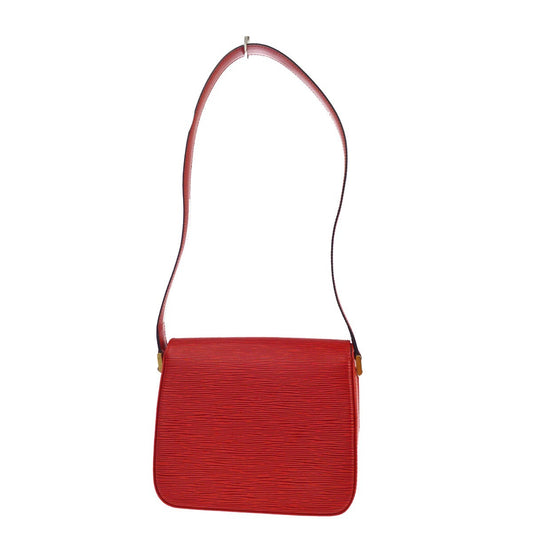 Louis Vuitton Buci Epi Leather, Red, Leather, Handbag