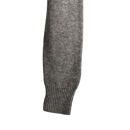 ALEXANDER MCQUEEN Cold Shoulder Wool Sweater