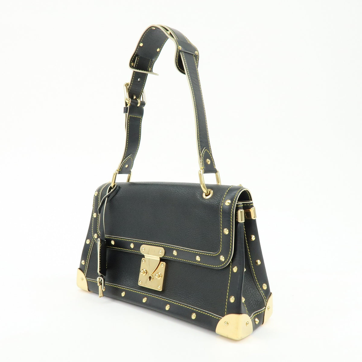 Louis Vuitton Suhali Le Talentueux Leather, Black, Leather, Handbag