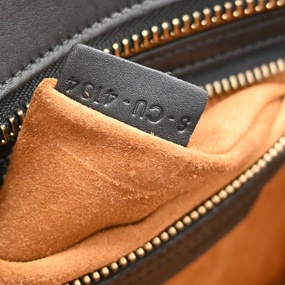 Celine Tricolor Luggage Leather, Multicolour, Leather, Tote Bag