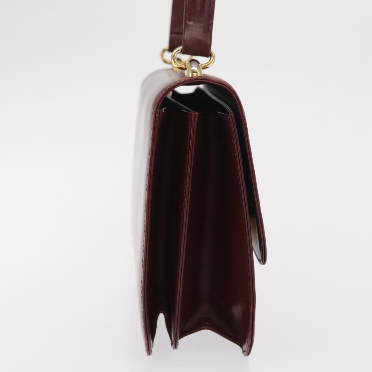 Gucci Vintage Leather, Burgundy, Leather, Handbag
