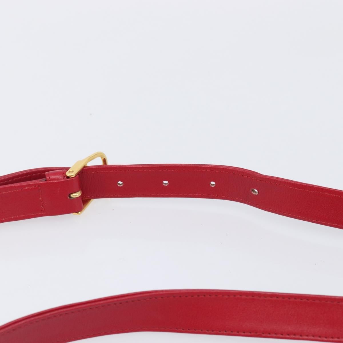 Saint Laurent Vintage Shoulder bag Leather, Red, Leather, Shoulder Bag