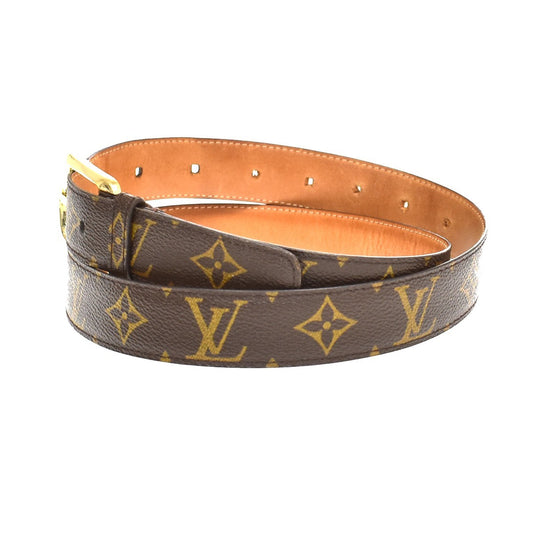 Louis Vuitton Ellipse Belt Monogram Canvas, Brown, Canvas, Belt