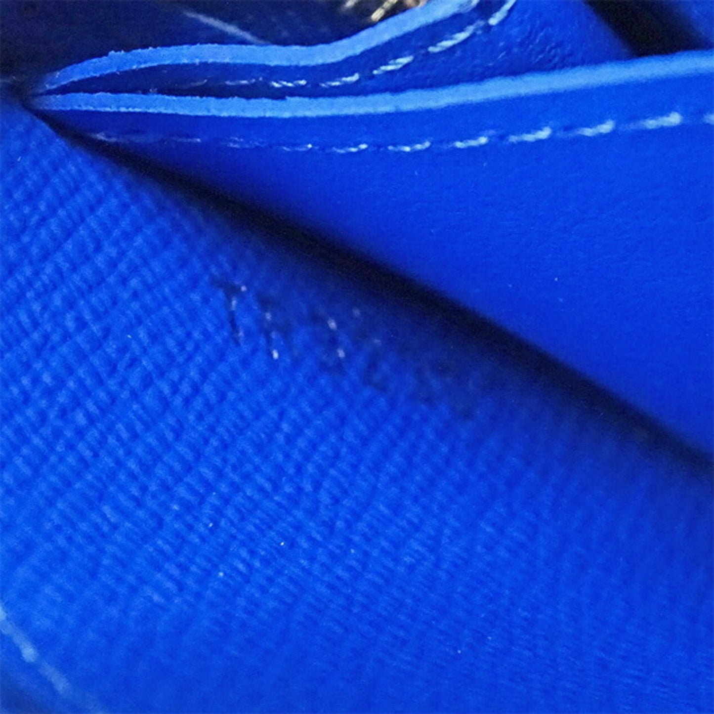 Louis Vuitton Portefeuille, Blue, Canvas, wallet