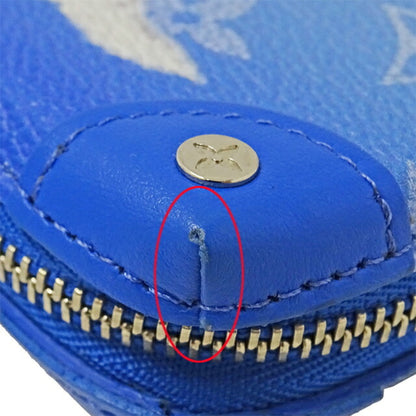 Louis Vuitton Portefeuille, Blue, Canvas, wallet