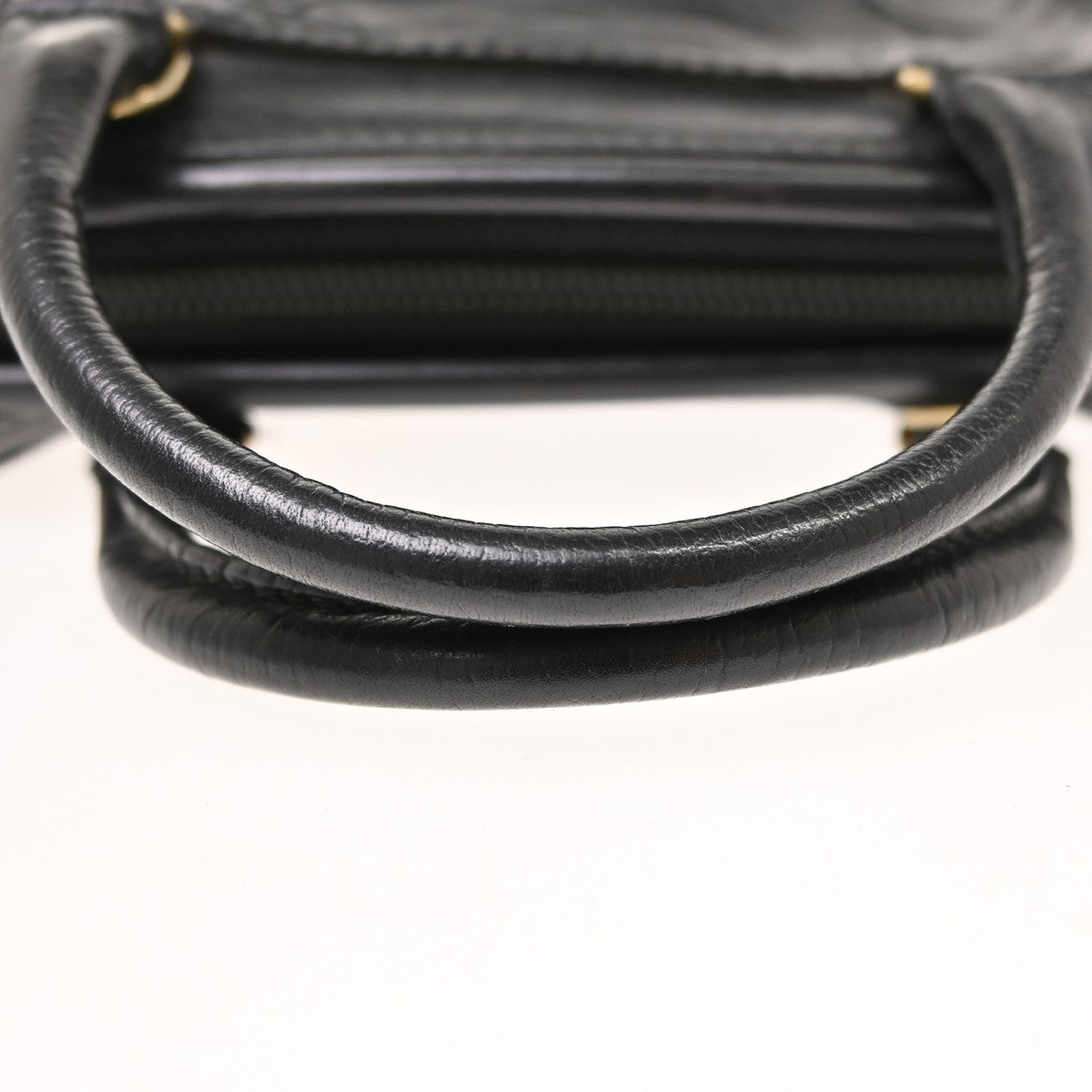 Fendi Convertible Boston Patent, Black, Leather, Handbag