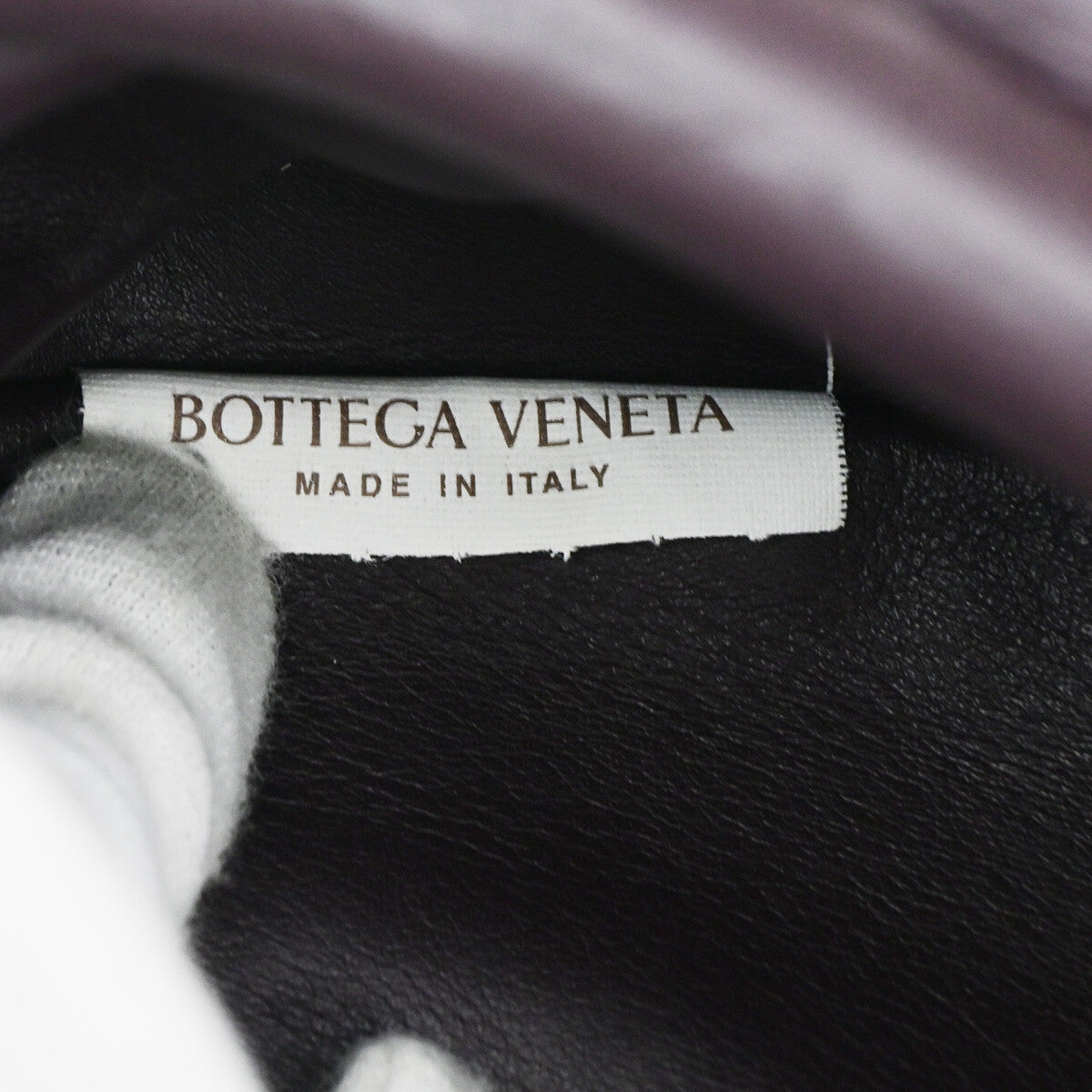 Bottega Veneta The Chain Leather, Burgundy, Leather, Bag