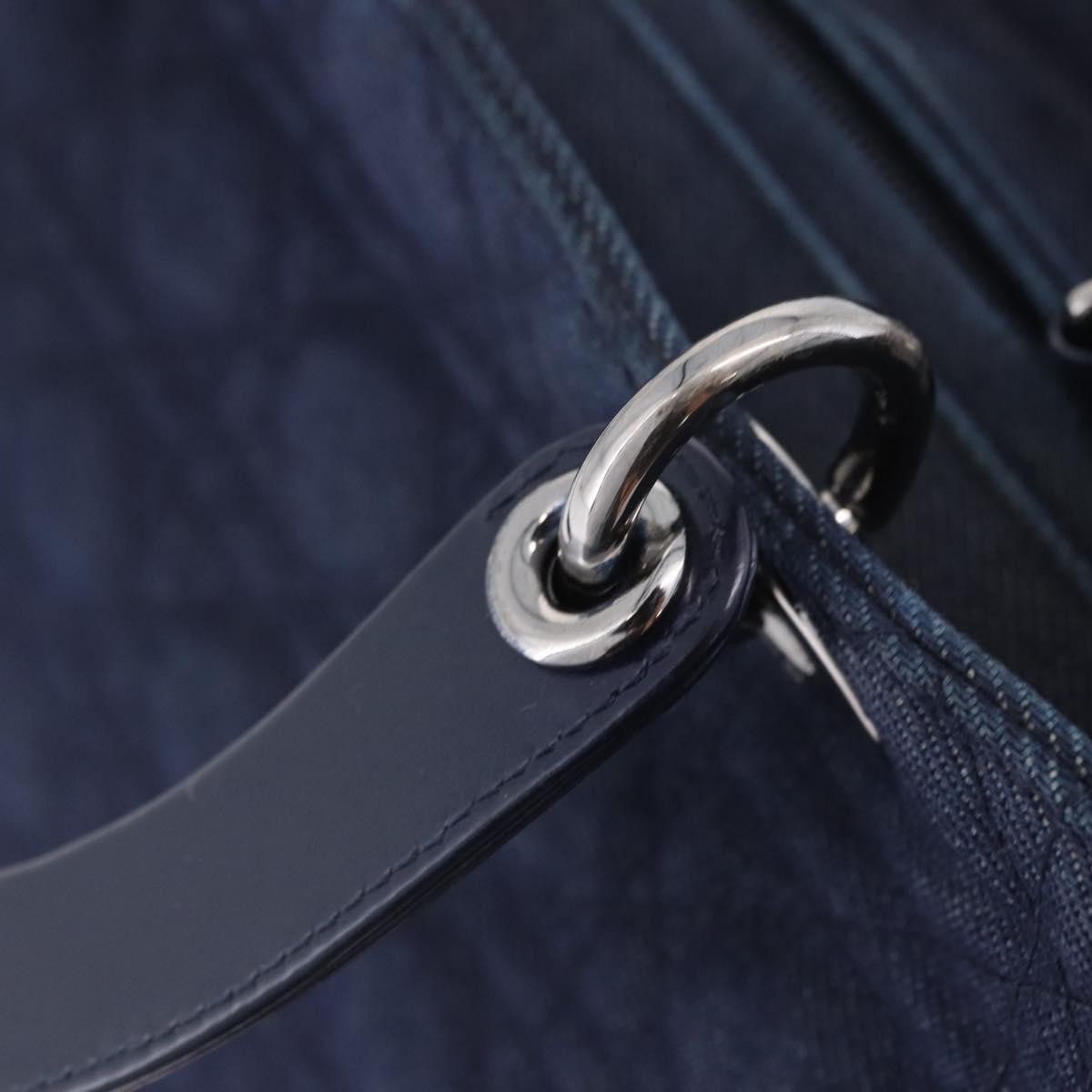 Christian Dior Lady Dior Denim, Blue, Denim, Handbag