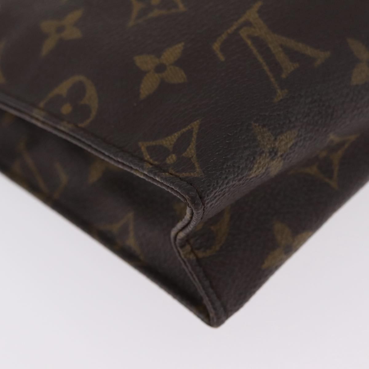 Louis Vuitton Toiletry Pouch Monogram Canvas, Brown, Canvas, Clutch
