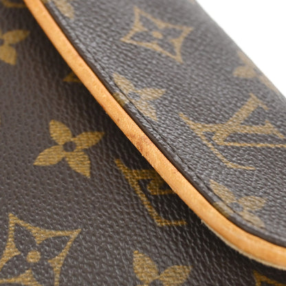 Louis Vuitton Florentine Canvas, Brown, Canvas, Clutch