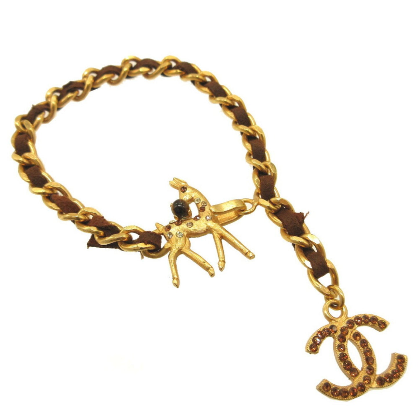 Chanel Coco Mark, Gold, Metal, bracelet