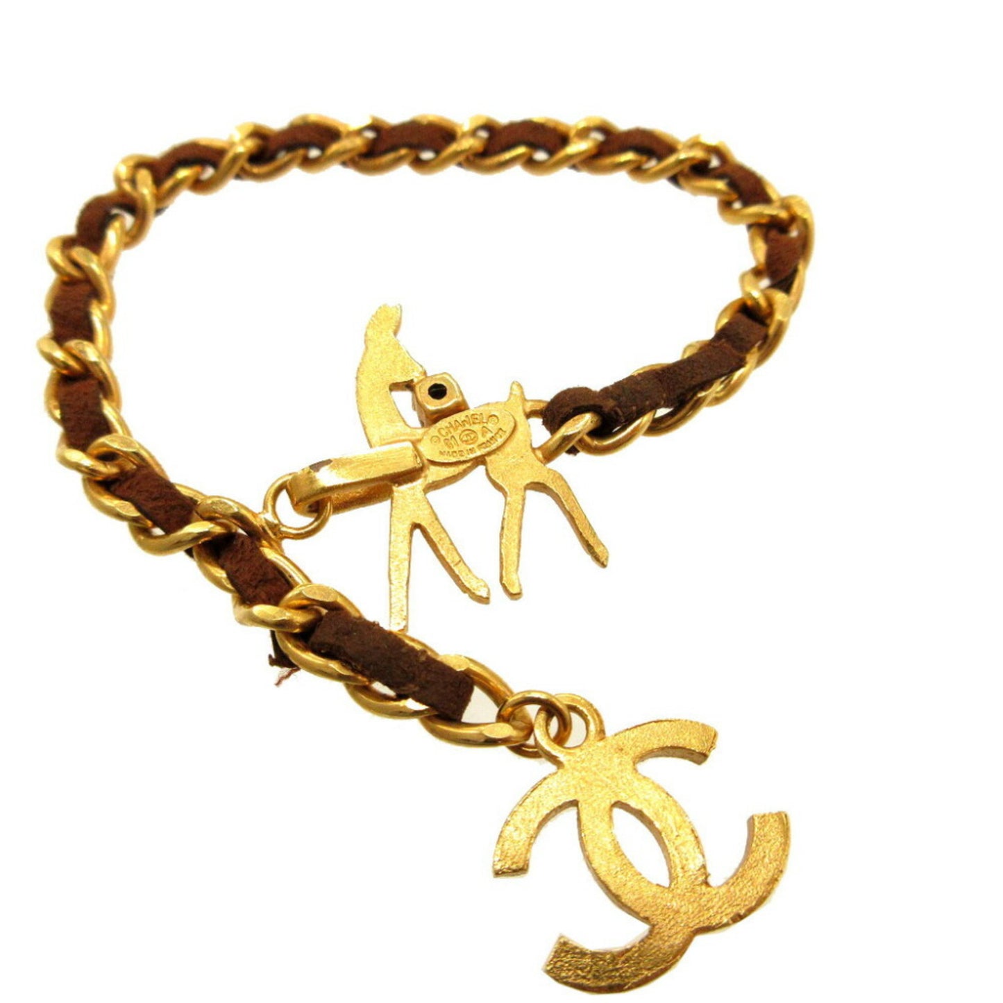 Chanel Coco Mark, Gold, Metal, bracelet