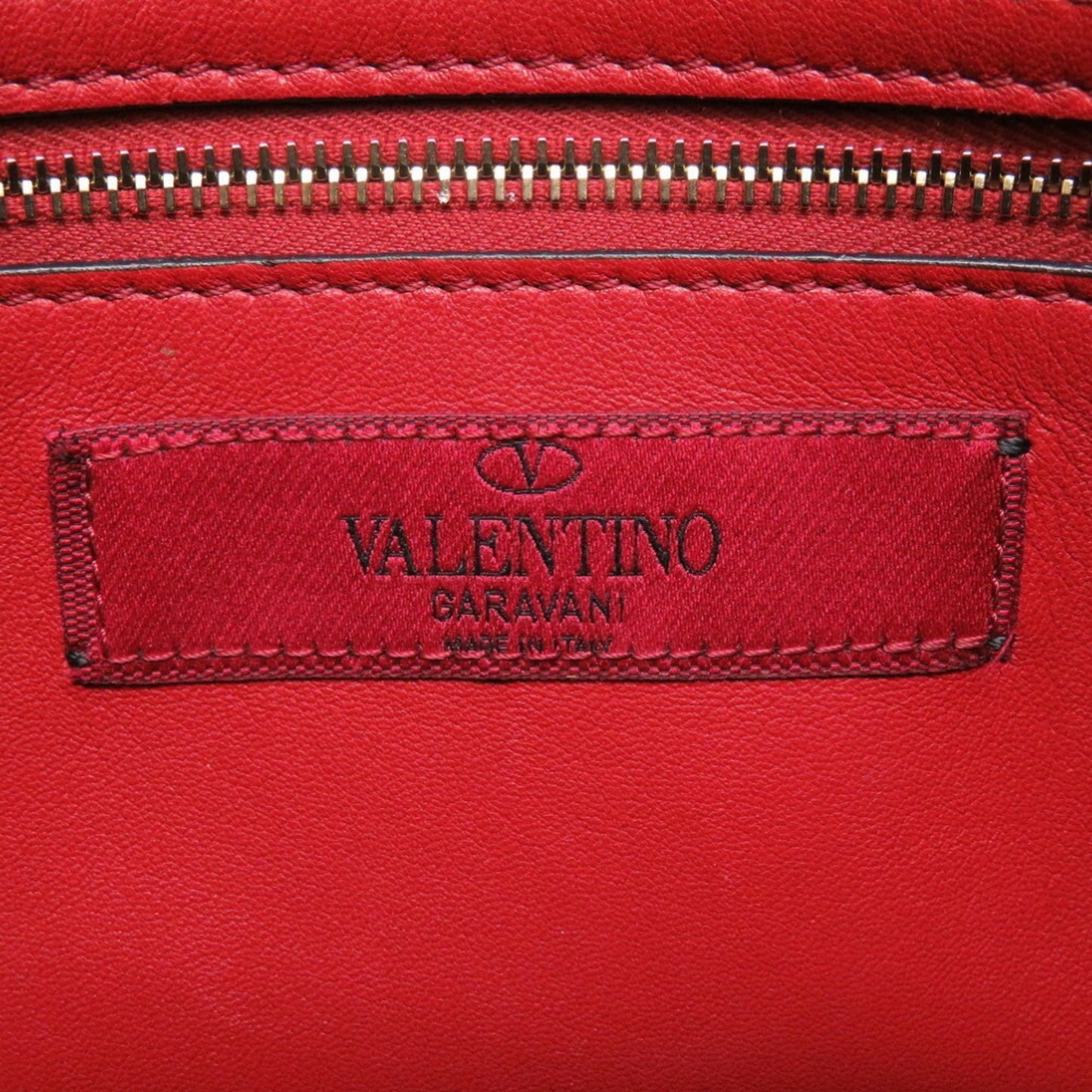 Valentino Garavani VLTN, Navy, Leather, shopper