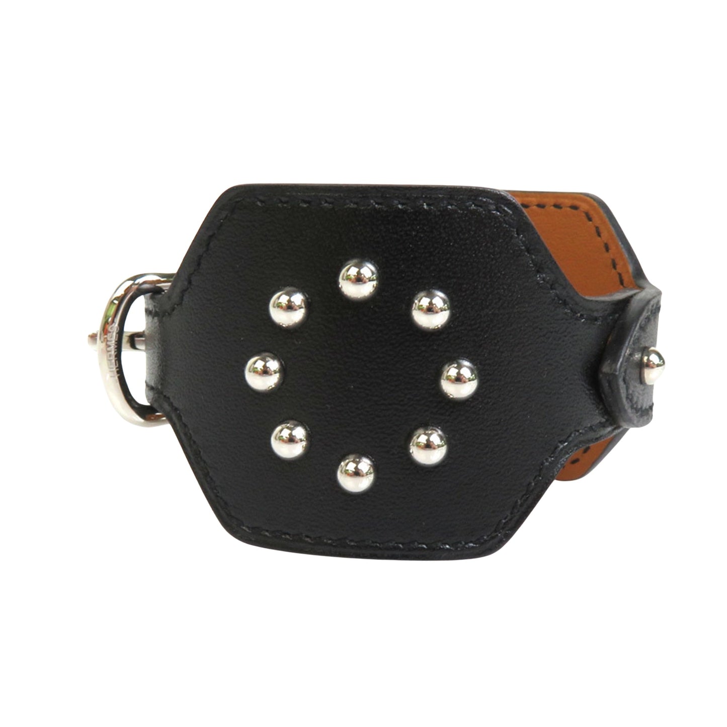 Hermès --, Black, Leather, bracelet