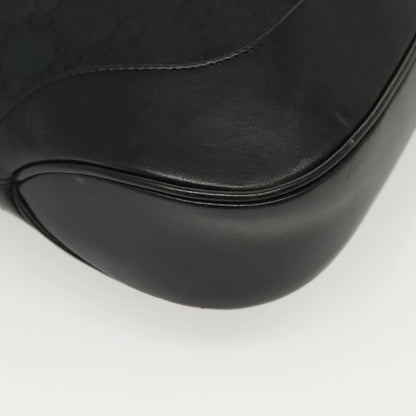 Gucci Jackie Original Shoulder Bag Diamante Coated Canvas, BLACK, CANVAS, Shoulder bag