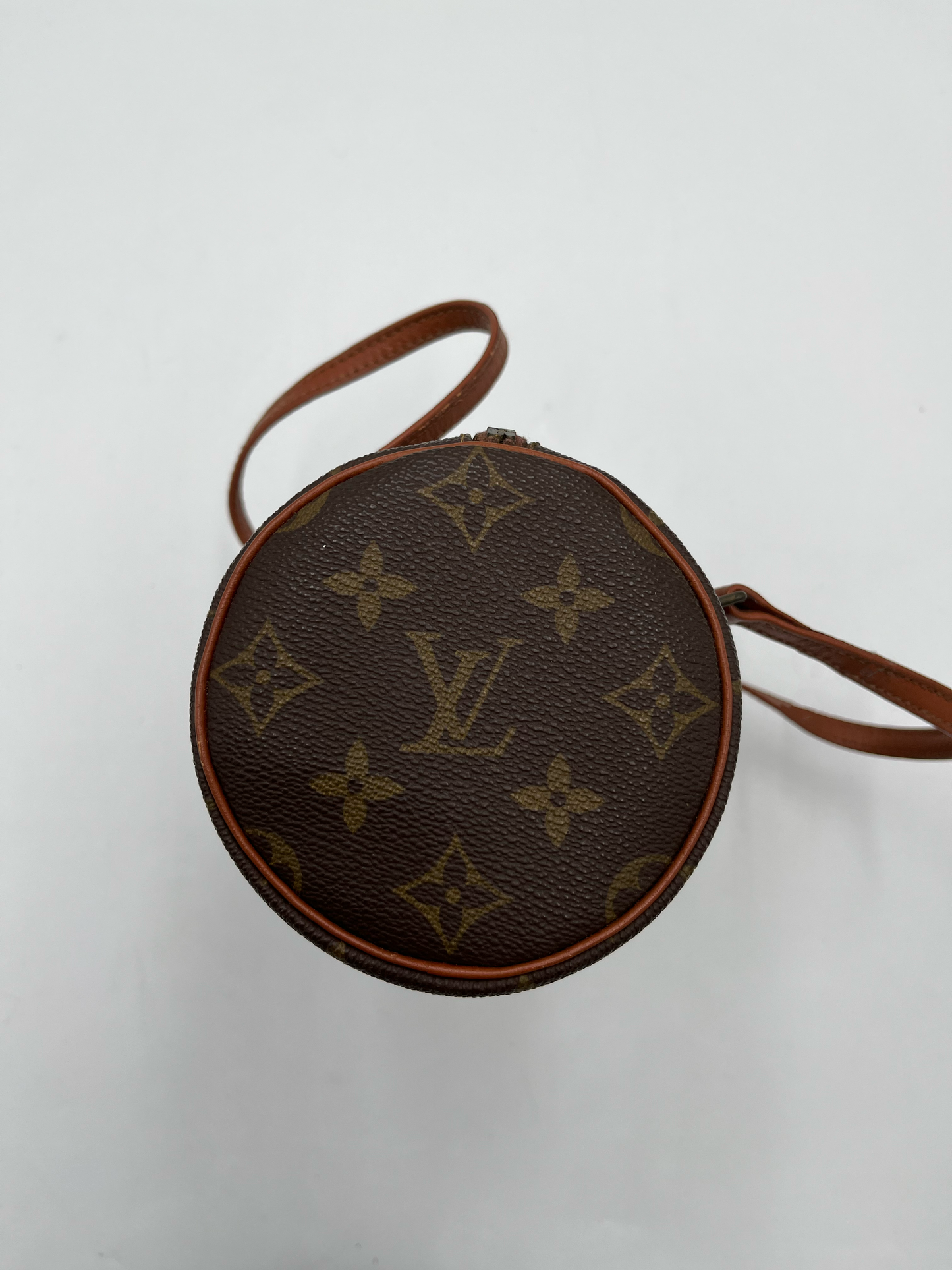 Louis Vuitton Papillon Handbag Monogram Canvas, BROWN, LEATHER, Handbag