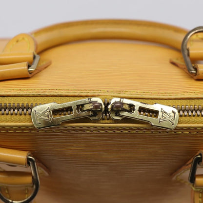 Louis Vuitton Vintage Alma Epi Leather, Yellow, Leather, Handbag