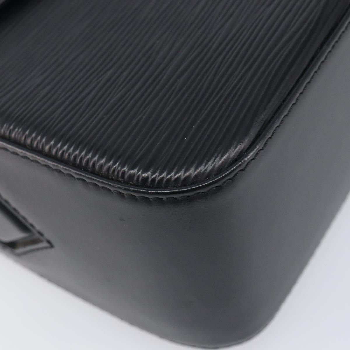 Louis Vuitton Buci Epi Leather, Black, Leather, Handbag