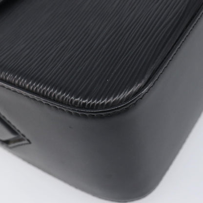 Louis Vuitton Buci Epi Leather, Black, Leather, Handbag