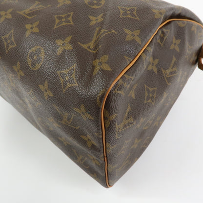Louis Vuitton Speedy Monogram Canvas, Brown, Canvas, Handbag