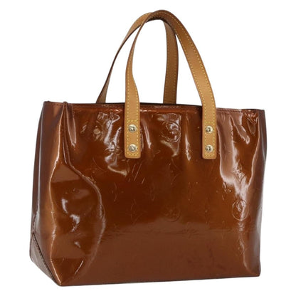Louis Vuitton Reade Monogram Vernis, Brown, Patent Leather, Handbag