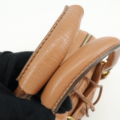 Chloe Paddington Leather, Brown, Leather, Tote Bag