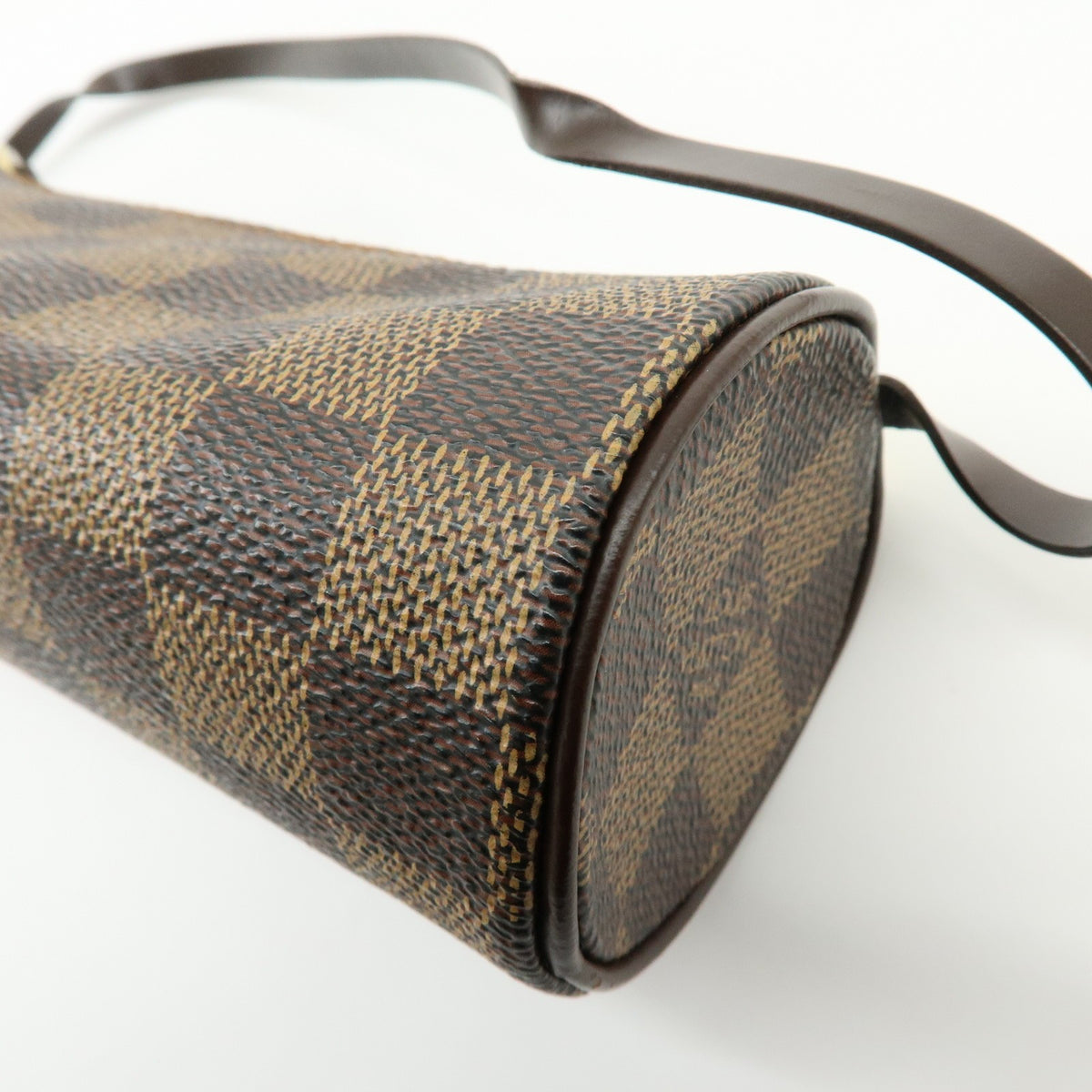 Louis Vuitton Papillon Pochette Damier, Brown, Canvas, Clutch