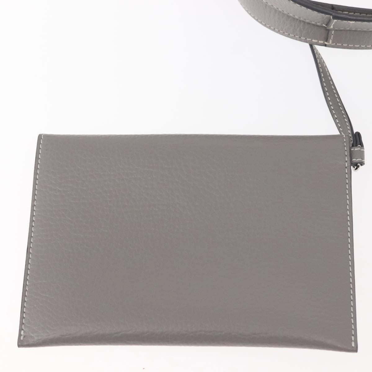 Stella McCartney Alter Tote Leather, Gray, Leather, Tote Bag