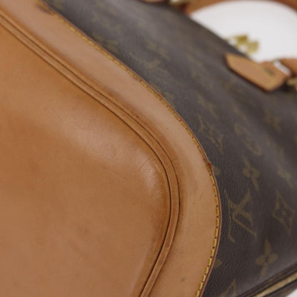 Louis Vuitton Alma Handbag Monogram Canvas, BROWN, CANVAS, Handbag