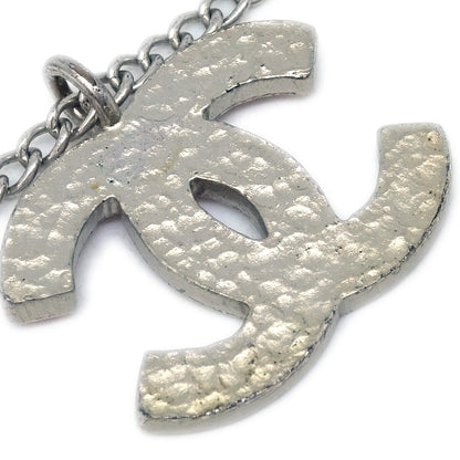 Chanel CC Pendant Metal, Silver, Silver Plated, Necklace