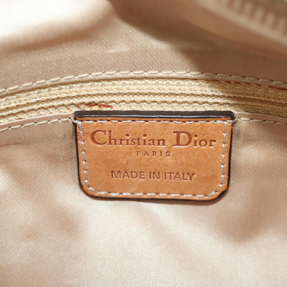 Christian Dior Vintage Trotter Romantique Boston Diorissimo Coated Canvas, Brown, Canvas, Handbag