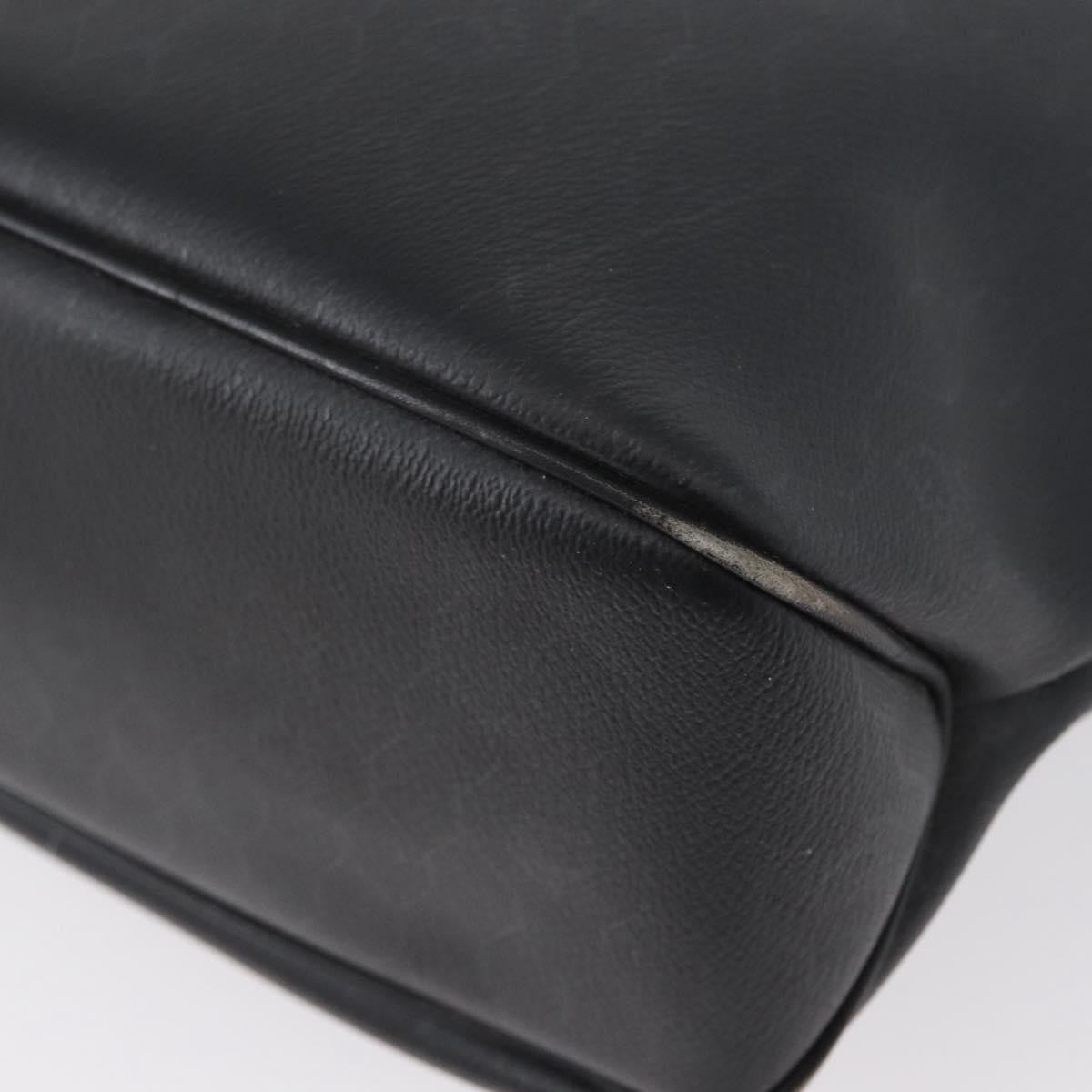 Christian Dior Vintage Honeycomb Canvas, Black, PVC, Shoulder Bag