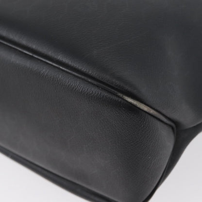 Christian Dior Vintage Honeycomb Canvas, Black, PVC, Shoulder Bag