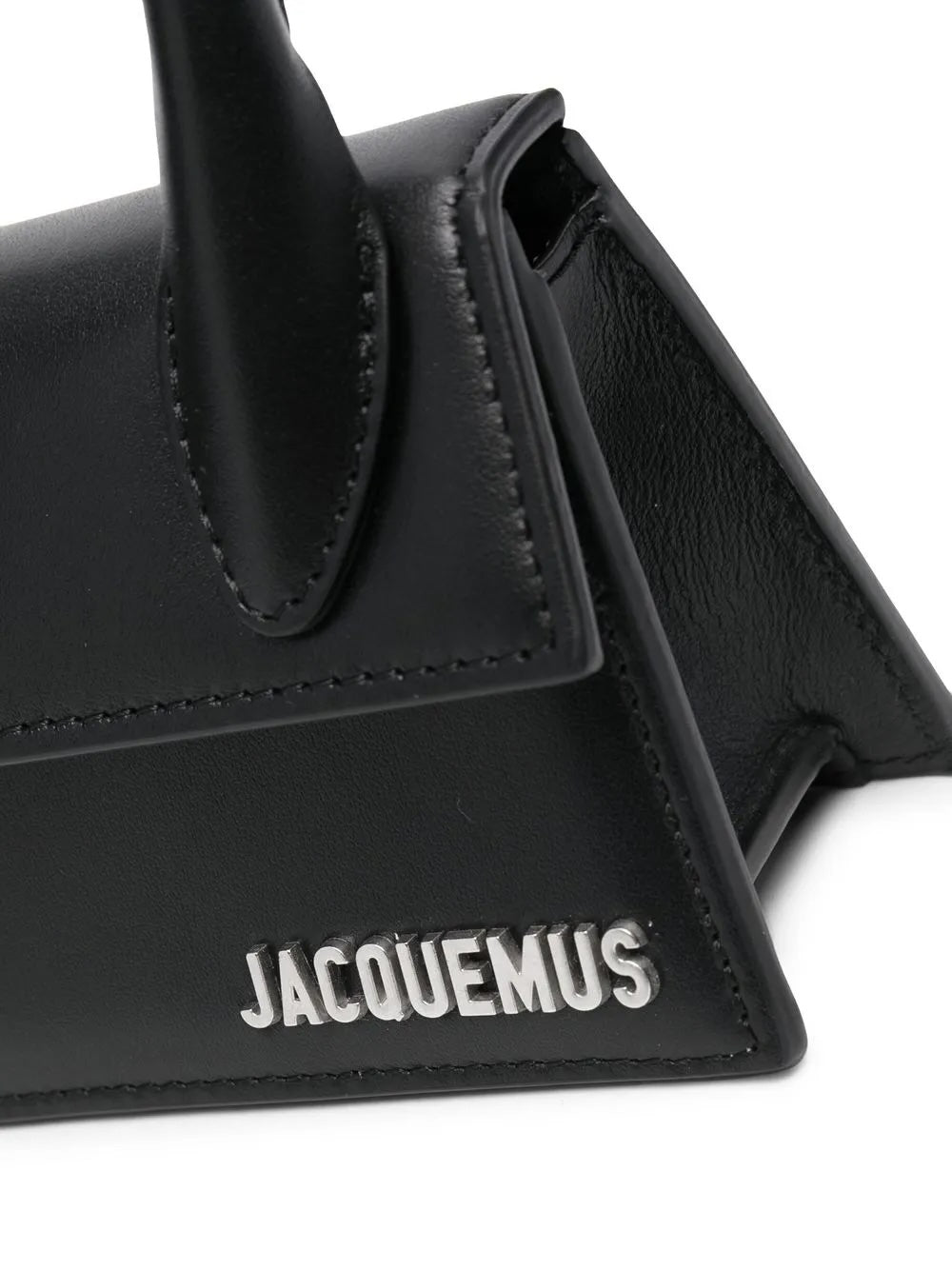 Jacquemus Le Chiquito Mini Leather, Black, Leather, Handbag