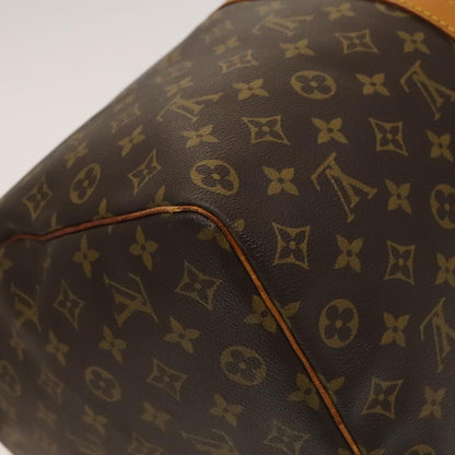 Louis Vuitton Keepall Bag Monogram Canvas, BROWN, CANVAS, Travel bag