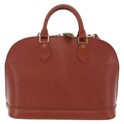 Louis Vuitton Alma Epi Leather, Brown, Leather, Handbag