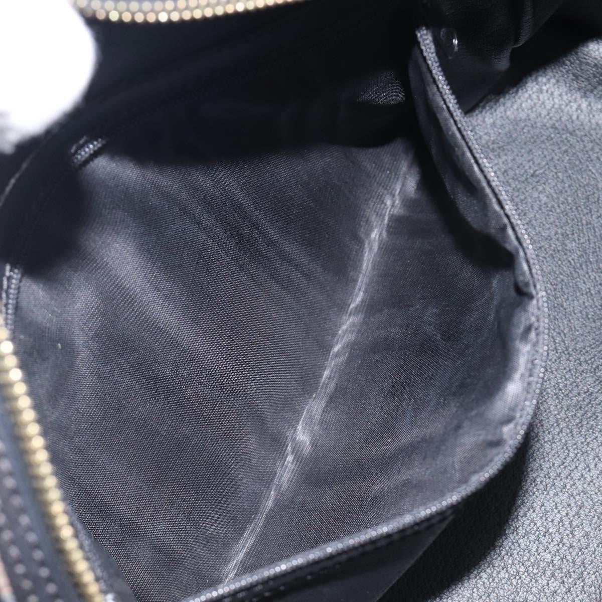 Celine Top Handle Leather, Black, PVC, Handbag