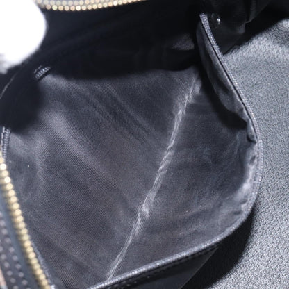 Celine Top Handle Leather, Black, PVC, Handbag