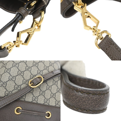Gucci Ophidia Bucket GG Coated Canvas, Brown, Canvas, Handbag