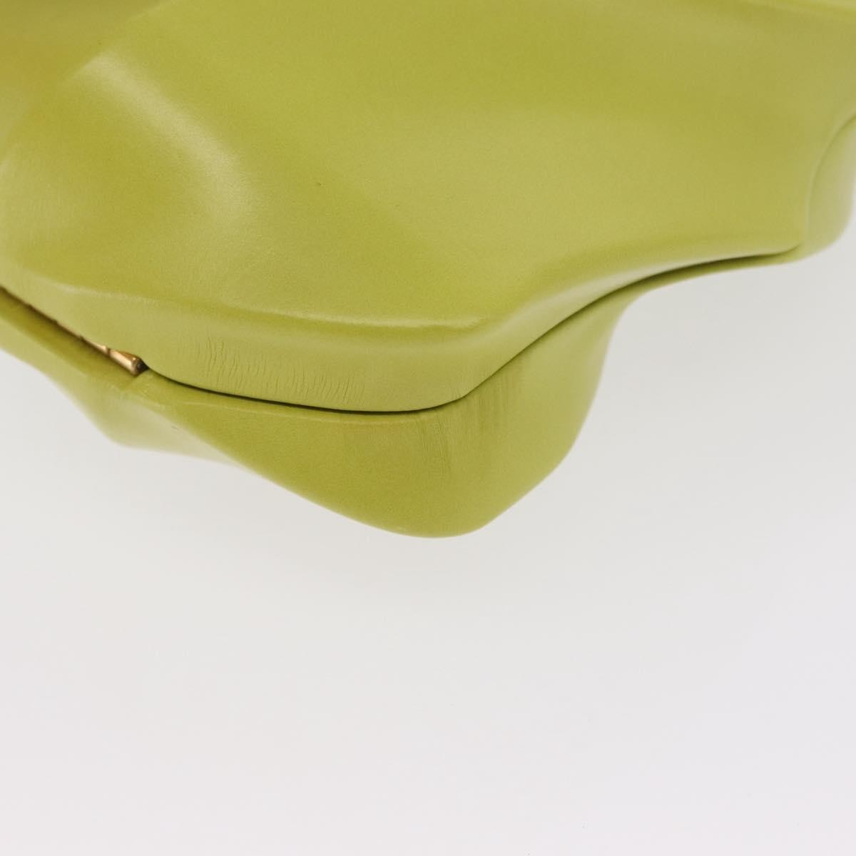 Bottega Veneta The Whirl Clutch Leather, Green, Leather, Clutch