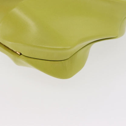 Bottega Veneta The Whirl Clutch Leather, Green, Leather, Clutch
