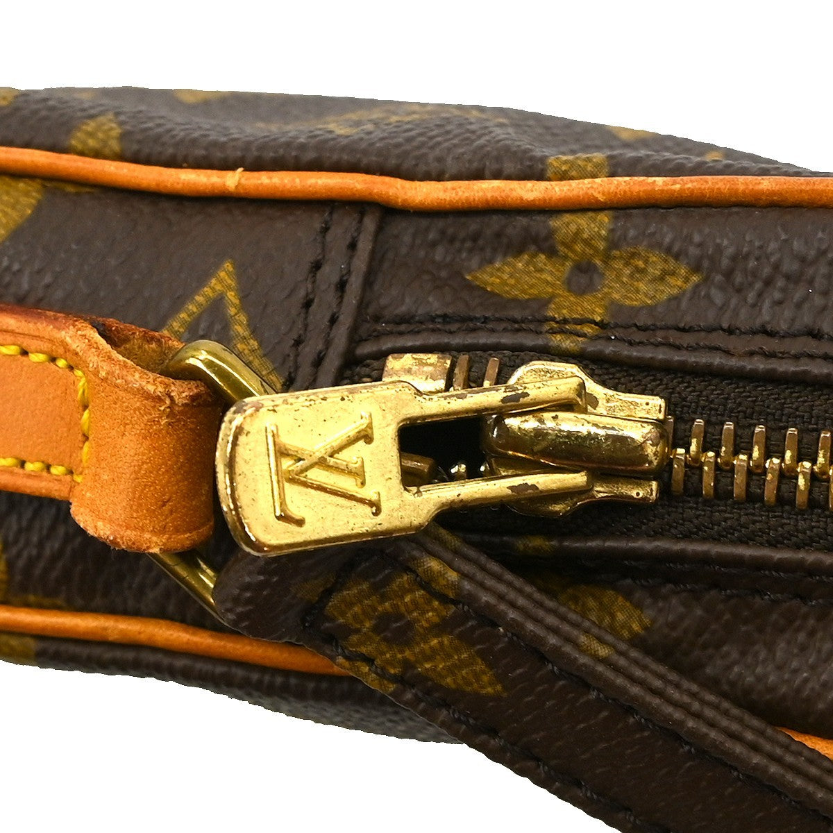 Louis Vuitton Danube Monogram, Brown, Canvas, Shoulder Bag