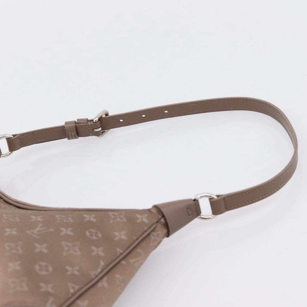 Louis Vuitton Boulogne Monogram Satin, Beige, Canvas, Handbag