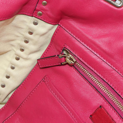 Valentino Garavani Rockstud Tote Soft Leather, Pink, Leather, Tote Bag